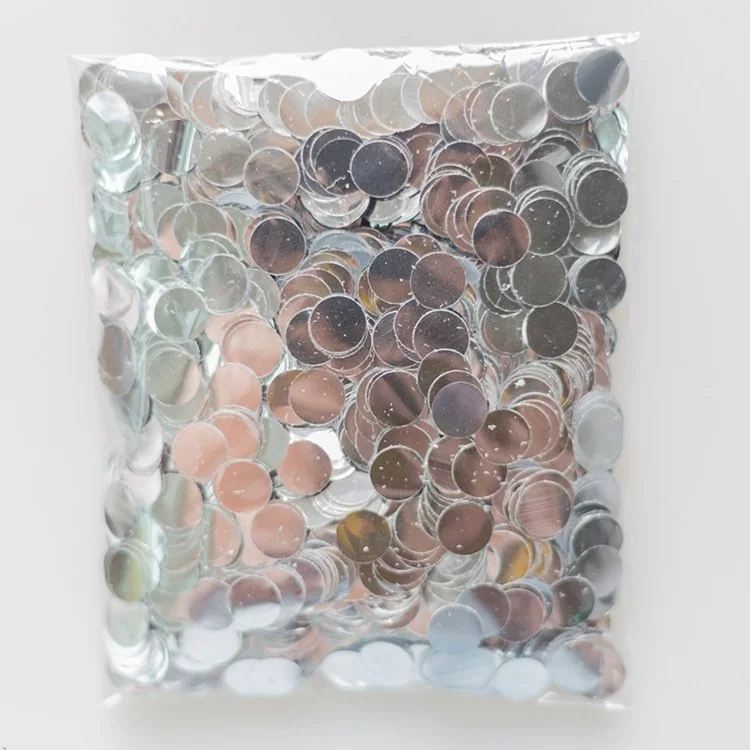 Metallic Foil Confetti Silver
