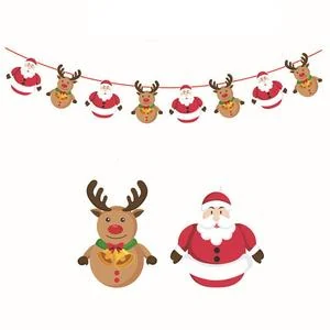 Christmas Character Paper Garland