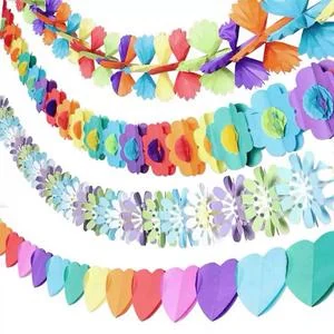 Colorful Paper Garland Assortment
