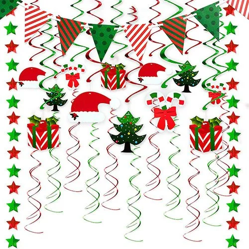Christmas paper decoration assortment 2