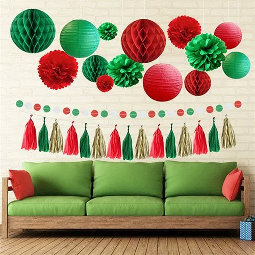 Christmas paper decoration assortment 3