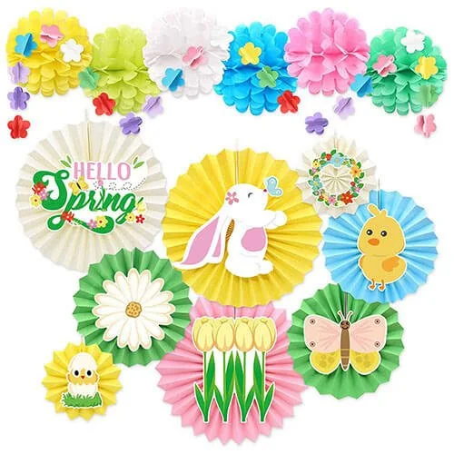Easter & Spring paper decorations