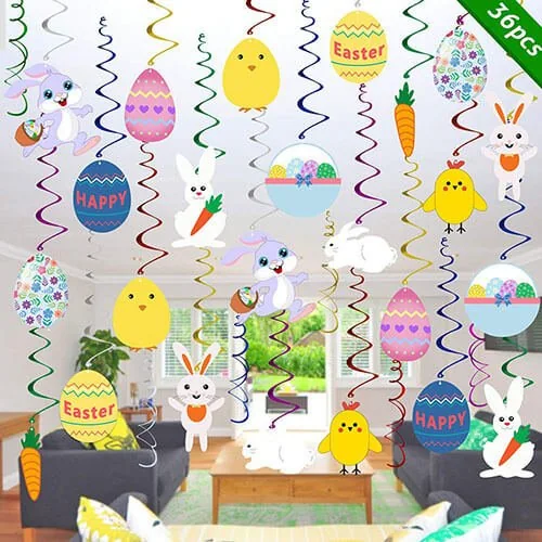 Easter & Spring paper decoration assortment 2