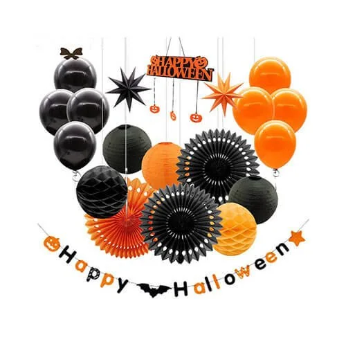 Halloween paper decoration assortment 3