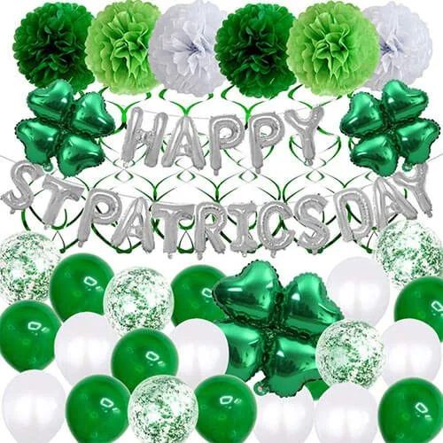 St. Patrick’s Day paper decorations