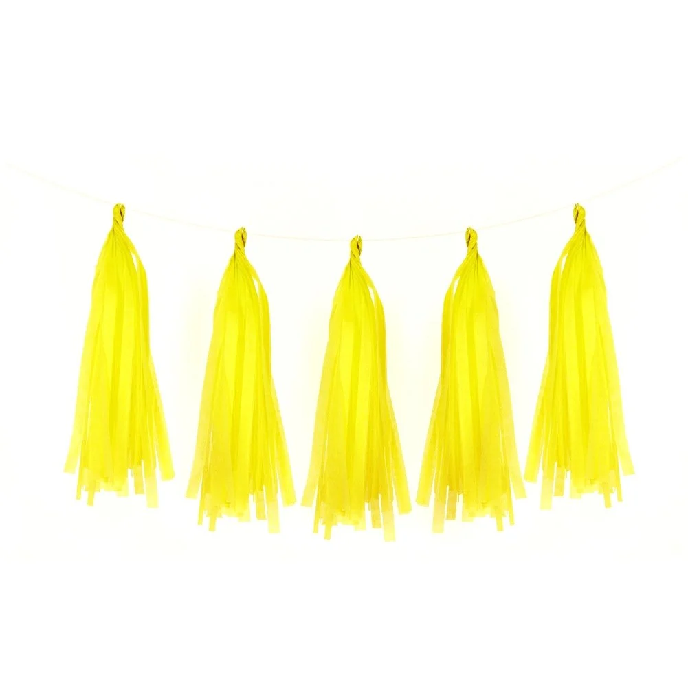 Tissue Tassel Garlands