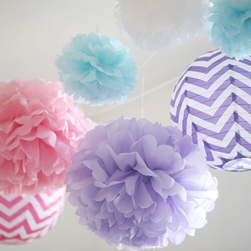 Tissue Paper Pom Poms Fluffy Balls Manufacturer Luckin Decor